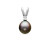 Кулон из серебра с черной морской Таитянской жемчужиной 10-10,5 мм