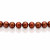 Ожерелье из шоколадного круглого речного жемчуга. Жемчужины 7-7,5 мм