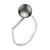 Кольцо из серебра с черной речной жемчужиной 9,5-10 мм