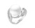 Кольцо из серебра с белой речной жемчужиной 11 мм