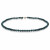 Ожерелье из черного круглого морского жемчуга Акойя (Япония). Жемчужины 5,5-6 мм