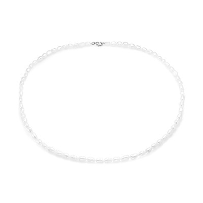 Ожерелье из белого барочного жемчуга. Жемчужины 4,5 мм