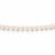 Ожерелье из  белого круглого морского жемчуга Акойя (Япония). Жемчужины 7-7,5 мм
