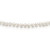 Ожерелье из белого круглого речного жемчуга класса ААА. Жемчужины 6-6,5 мм