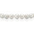 Ожерелье из белого барочного морского жемчуга Акойя (Япония). Жемчужины 8,5-9 мм. Класс АА+