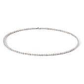 Ожерелье из серого барочного речного жемчуга. Жемчужины 3,5-4 мм